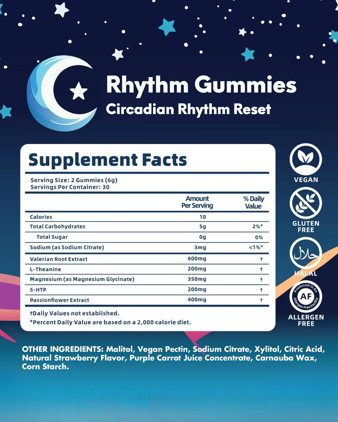 Rhythm Gummies - Circadian Rhythm Reset Gummies